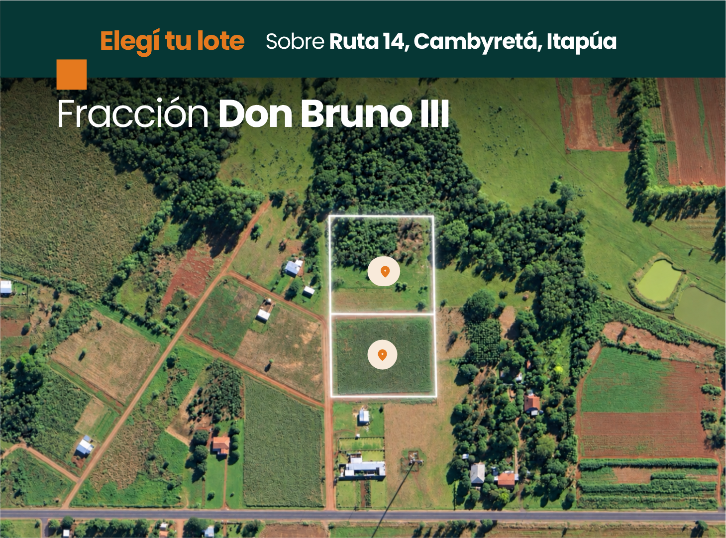 Fracción Don Bruno III. Ruta 14 - Km. 9,9 - Cambyretá